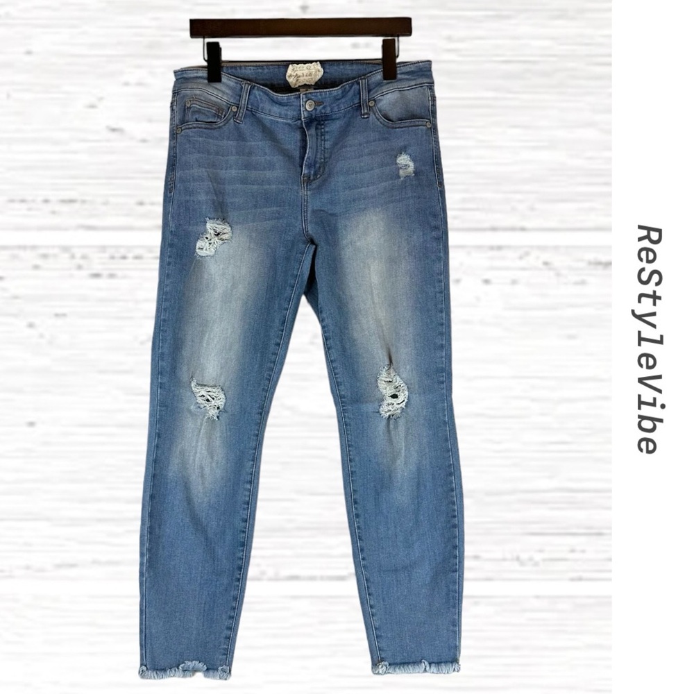 ALTER’D STATE Women’s Size 31/13 Denim Jeans High Rise Fit Style Stretch Ankle